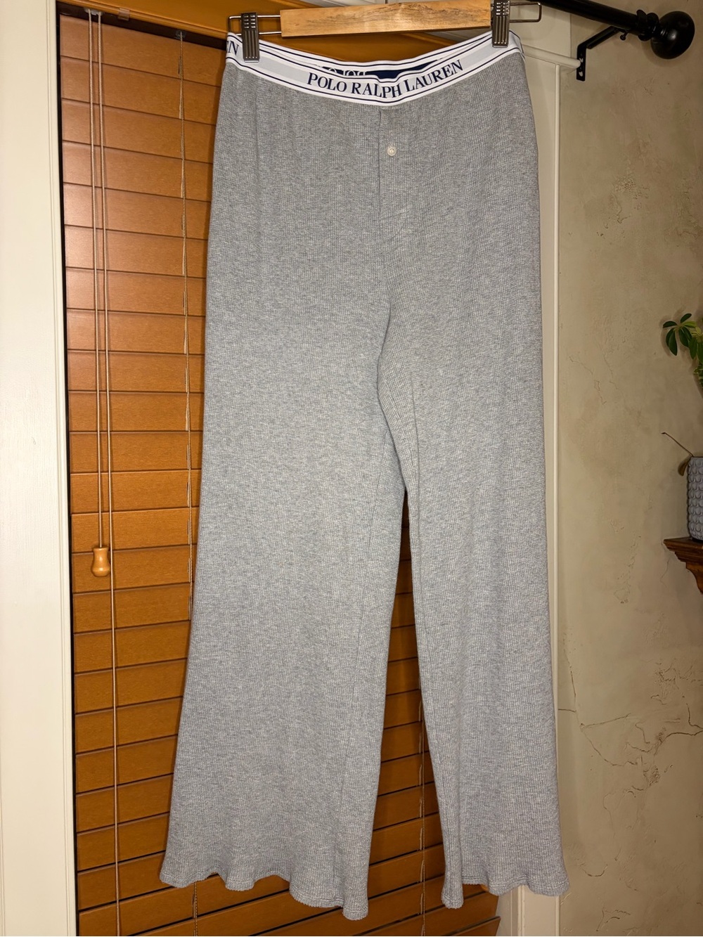 Polo by Ralph Lauren Grey Stripe Knit Lounge Pants